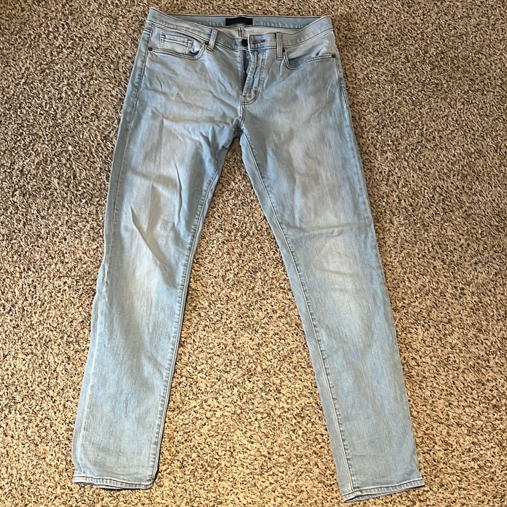 J Brand Tyler Slim Fit Straight Jean, Blue, 34” W